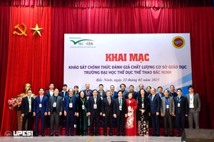 Khai mạc khảo sát chính thức đánh giá ngoài chu kỳ 2 Trường Đại học Thể dục thể thao Bắc Ninh